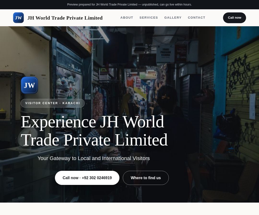 JH World Trade Private Limited