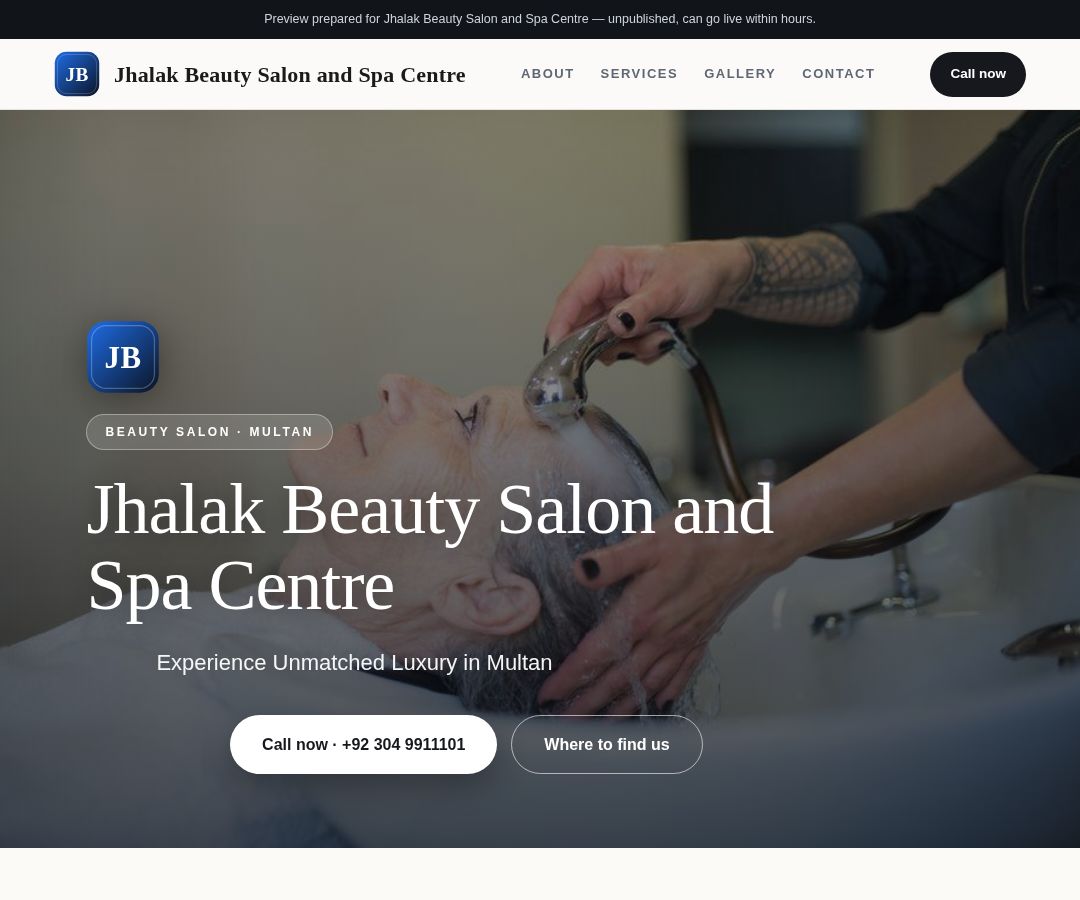 Jhalak Beauty Salon and Spa Centre