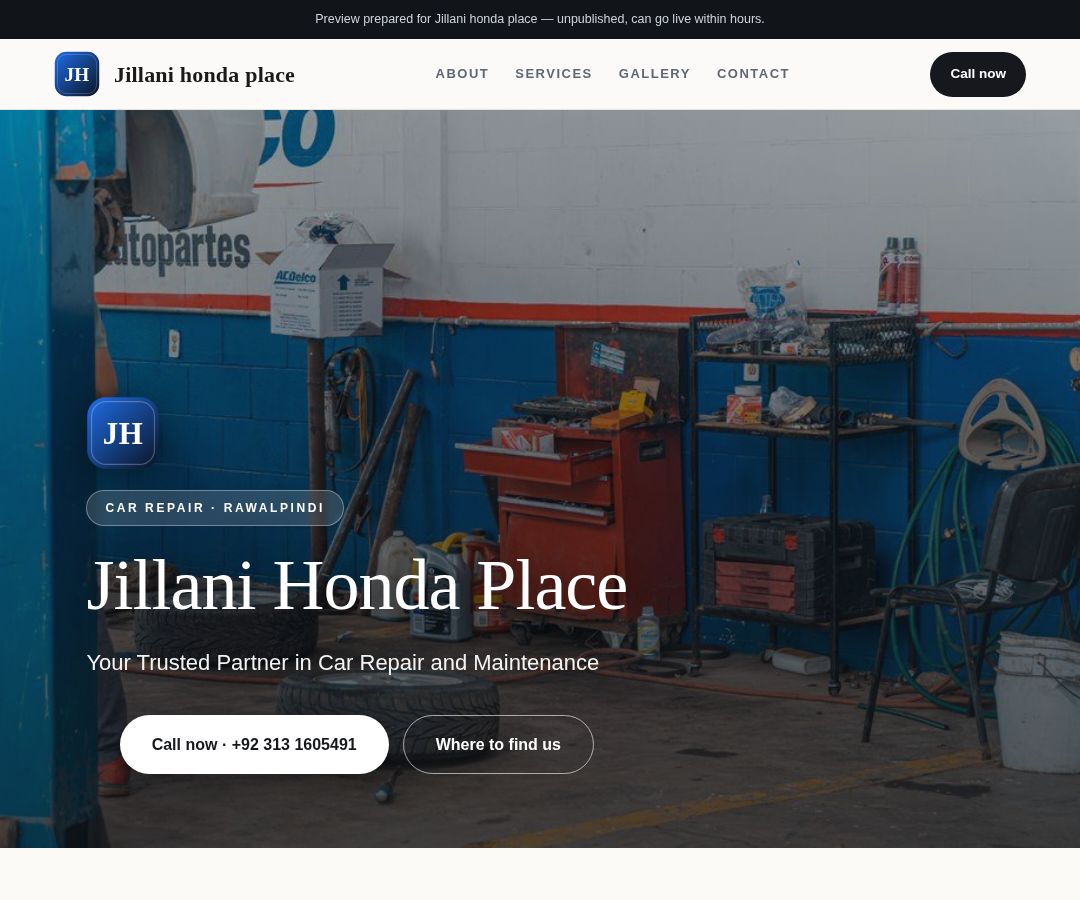 Jillani honda place