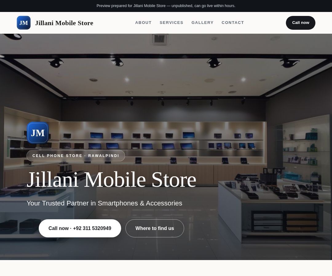 Jillani Mobile Store