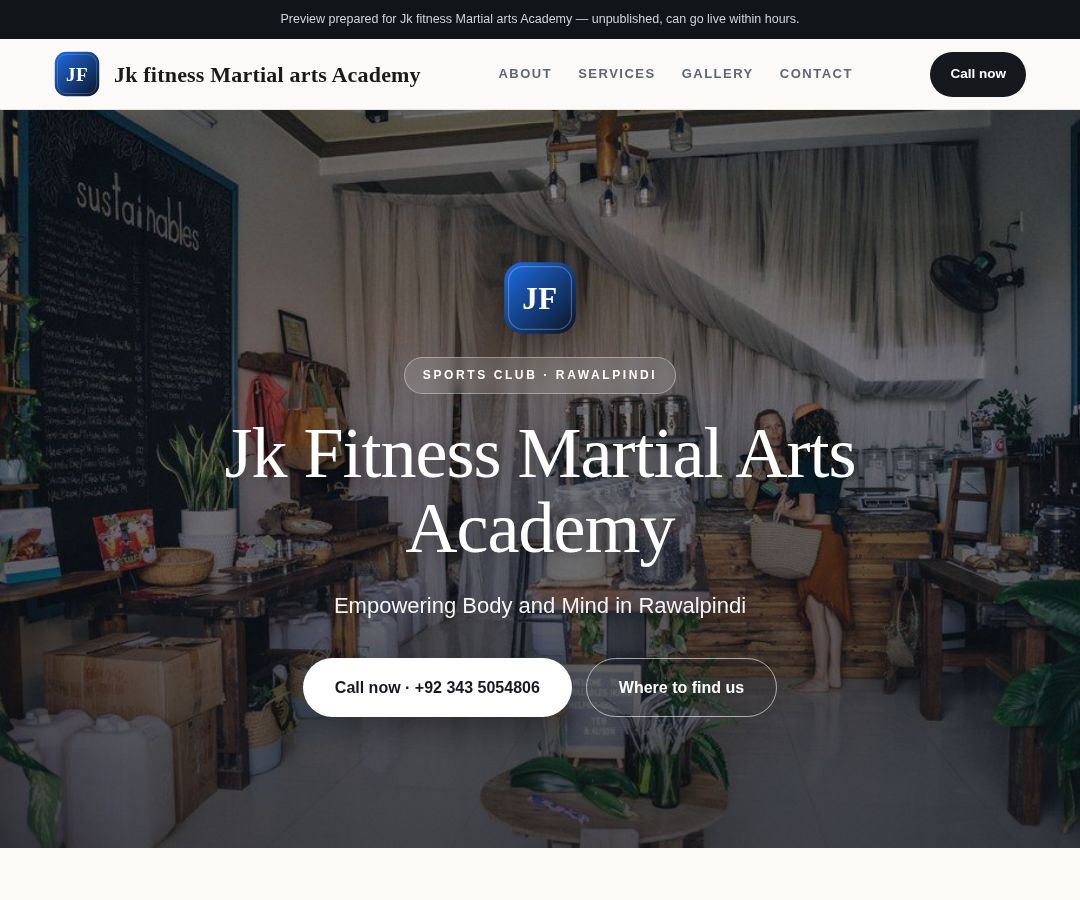 Jk fitness Martial arts Academy