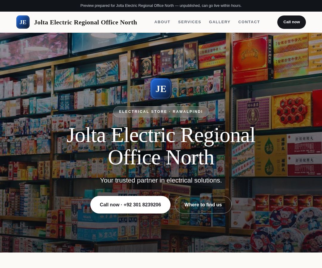 Jolta Electric Regional Office North