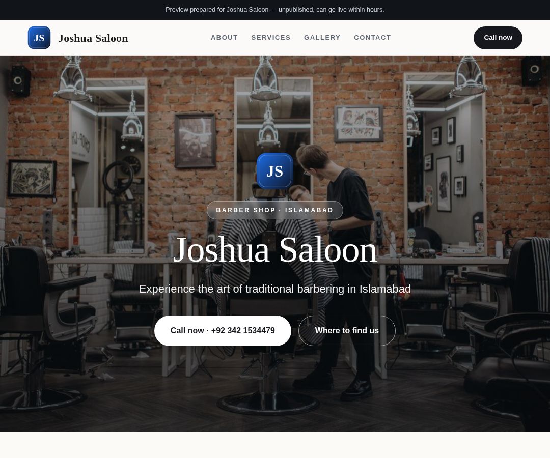 Joshua Saloon