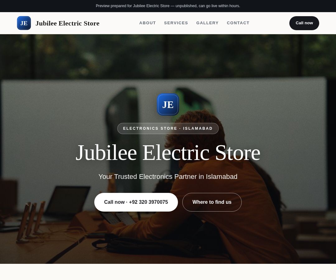 Jubilee Electric Store