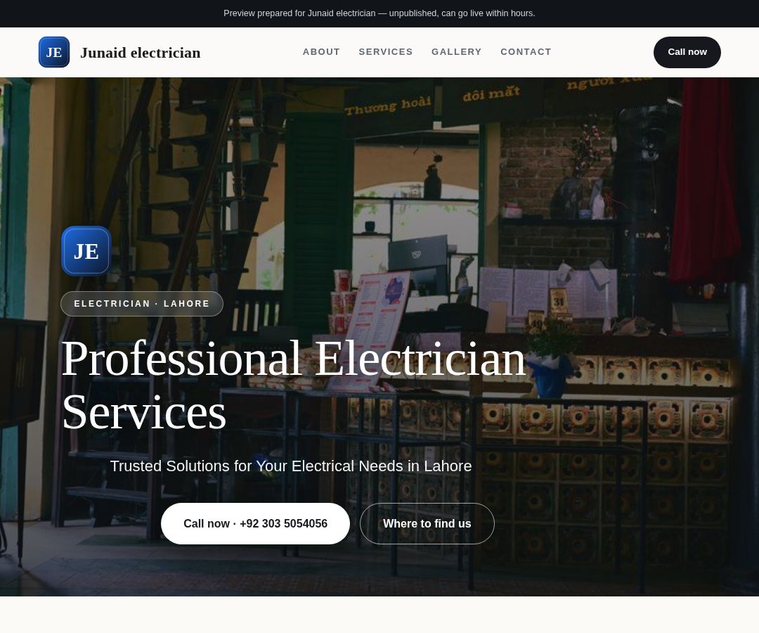 Junaid electrician
