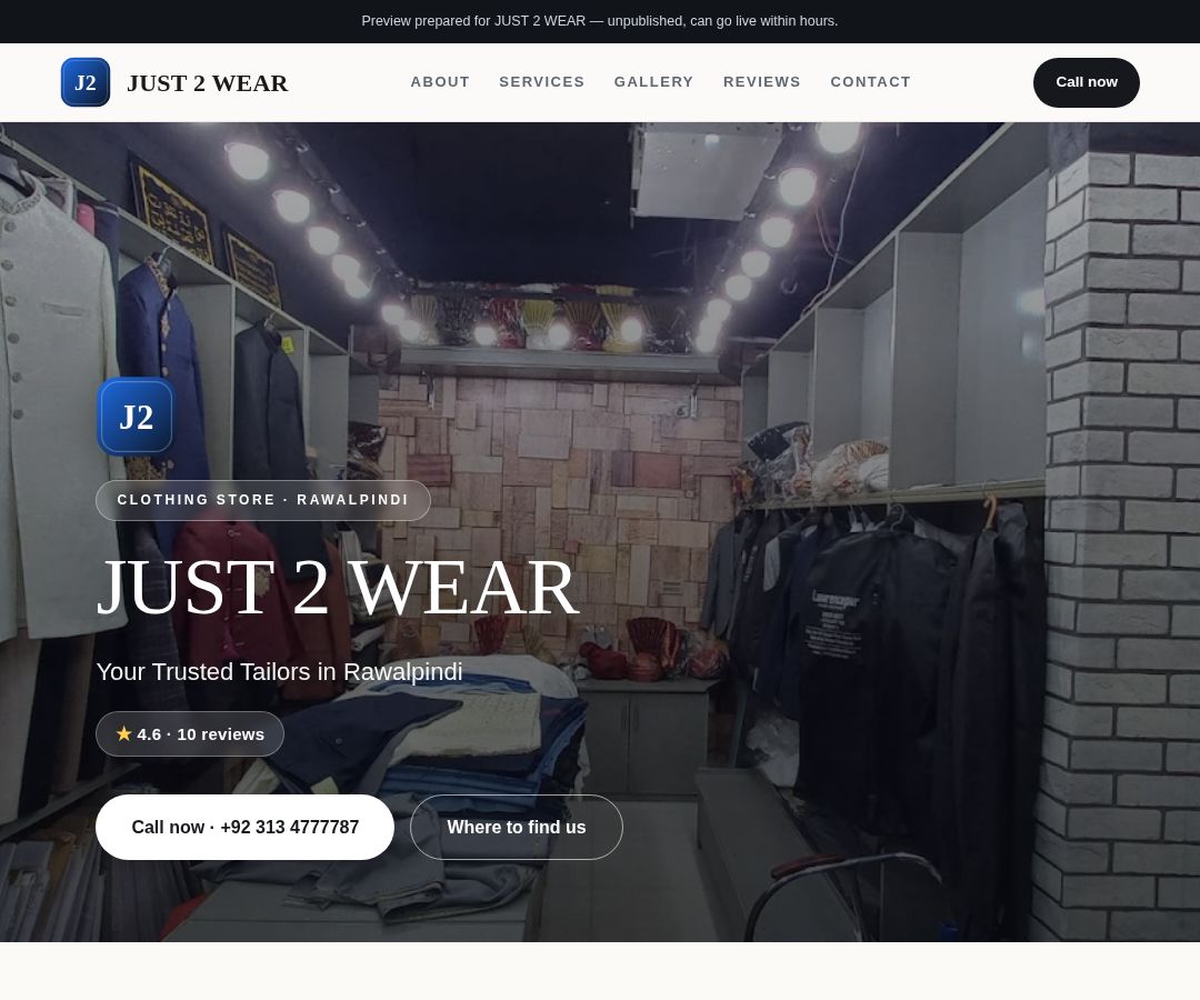 JUST 2 WEAR
