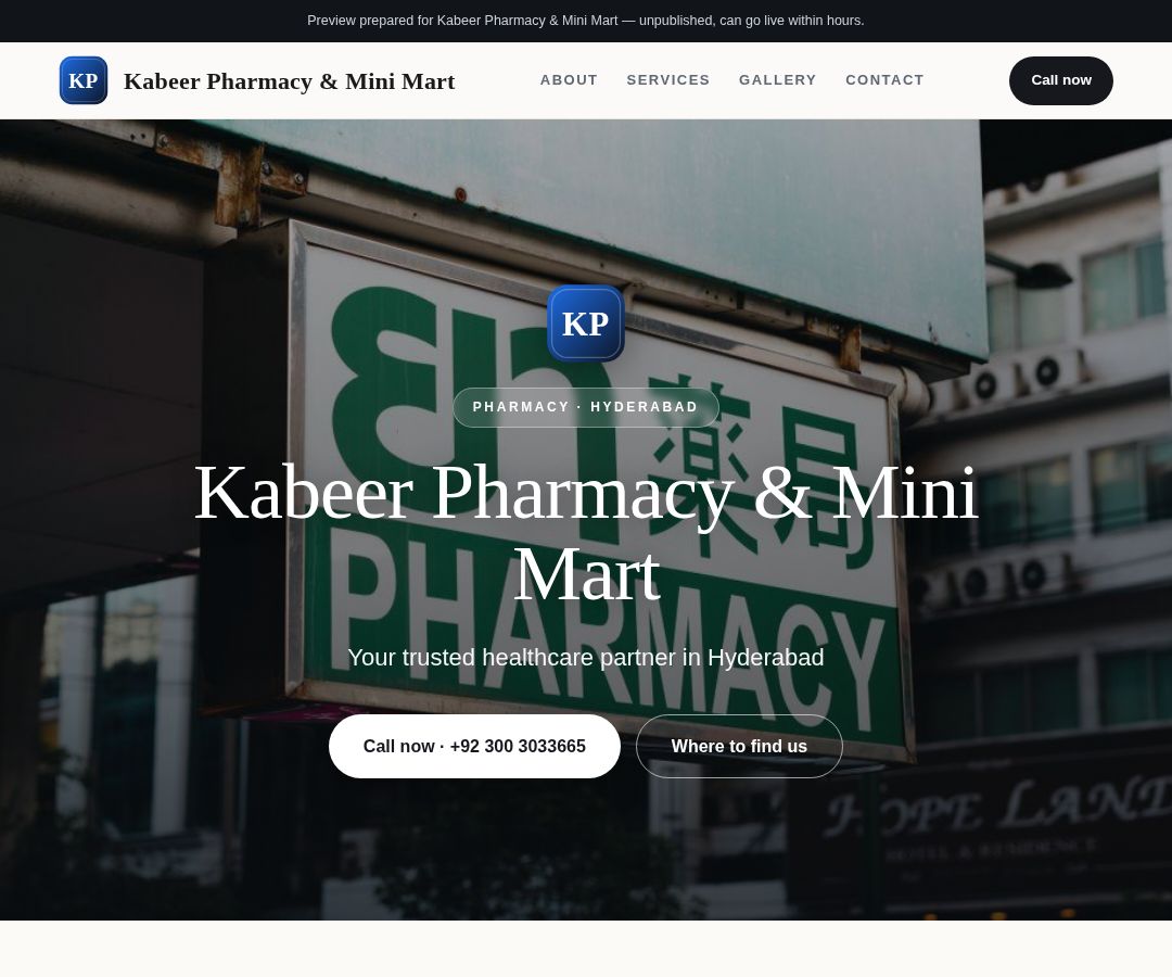 Kabeer Pharmacy & Mini Mart
