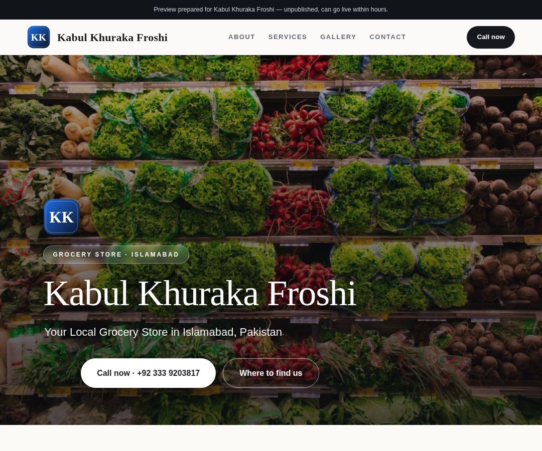 Kabul Khuraka Froshi