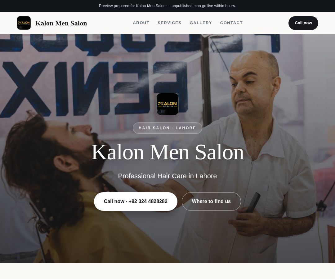 Kalon Men Salon
