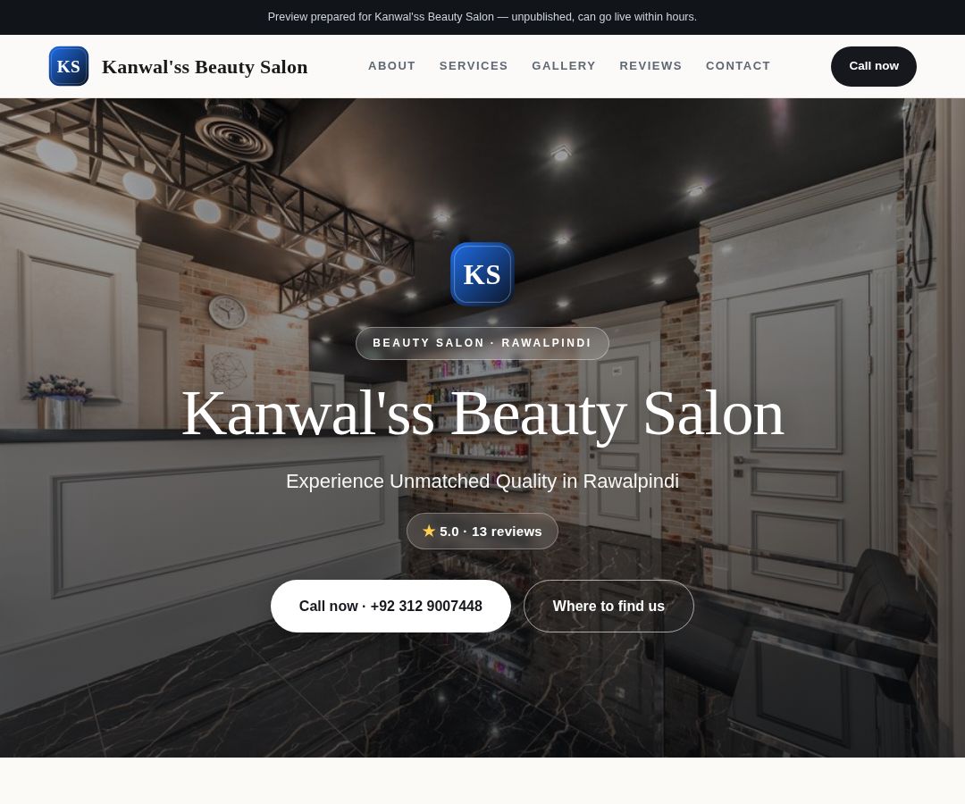 Kanwal'ss Beauty Salon