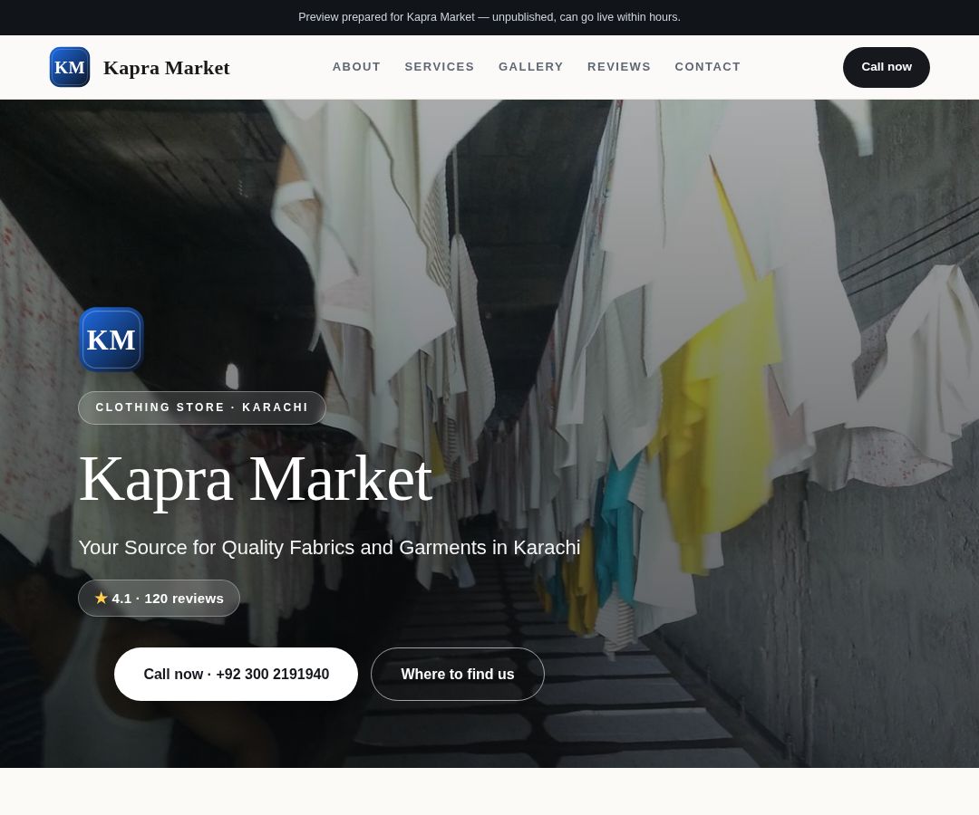 Kapra Market