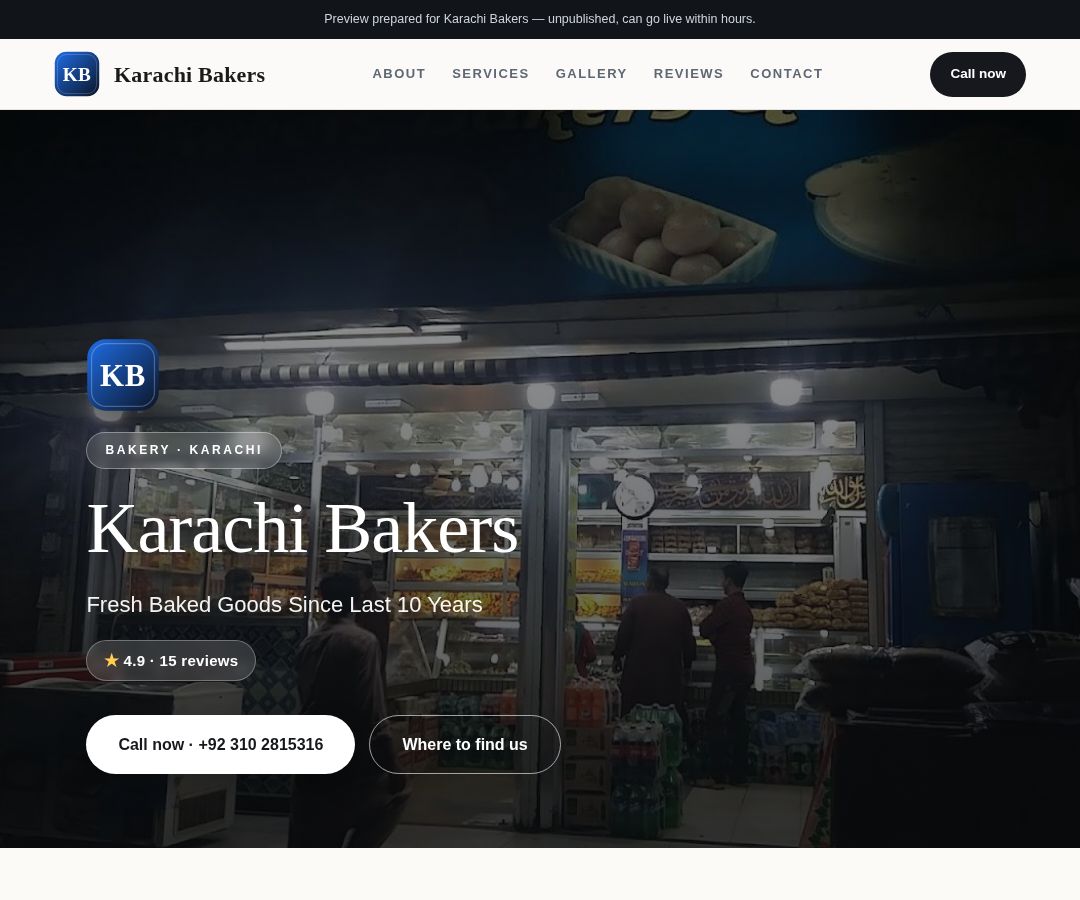 Karachi Bakers