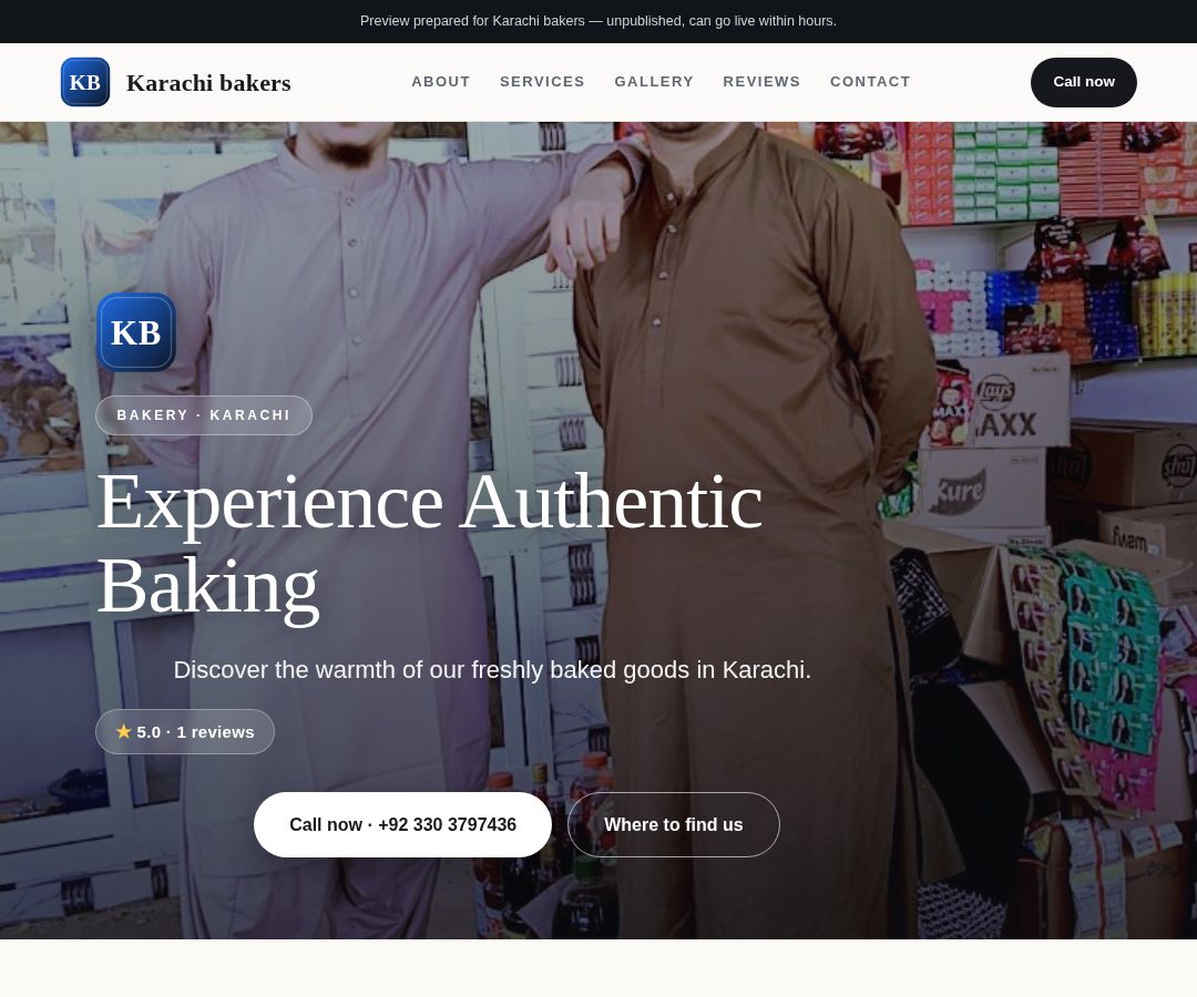 Karachi bakers