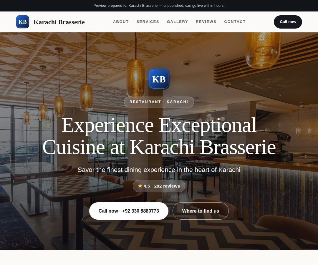 Karachi Brasserie