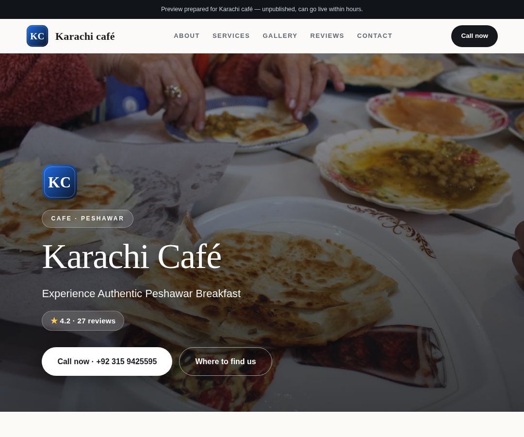 Karachi café