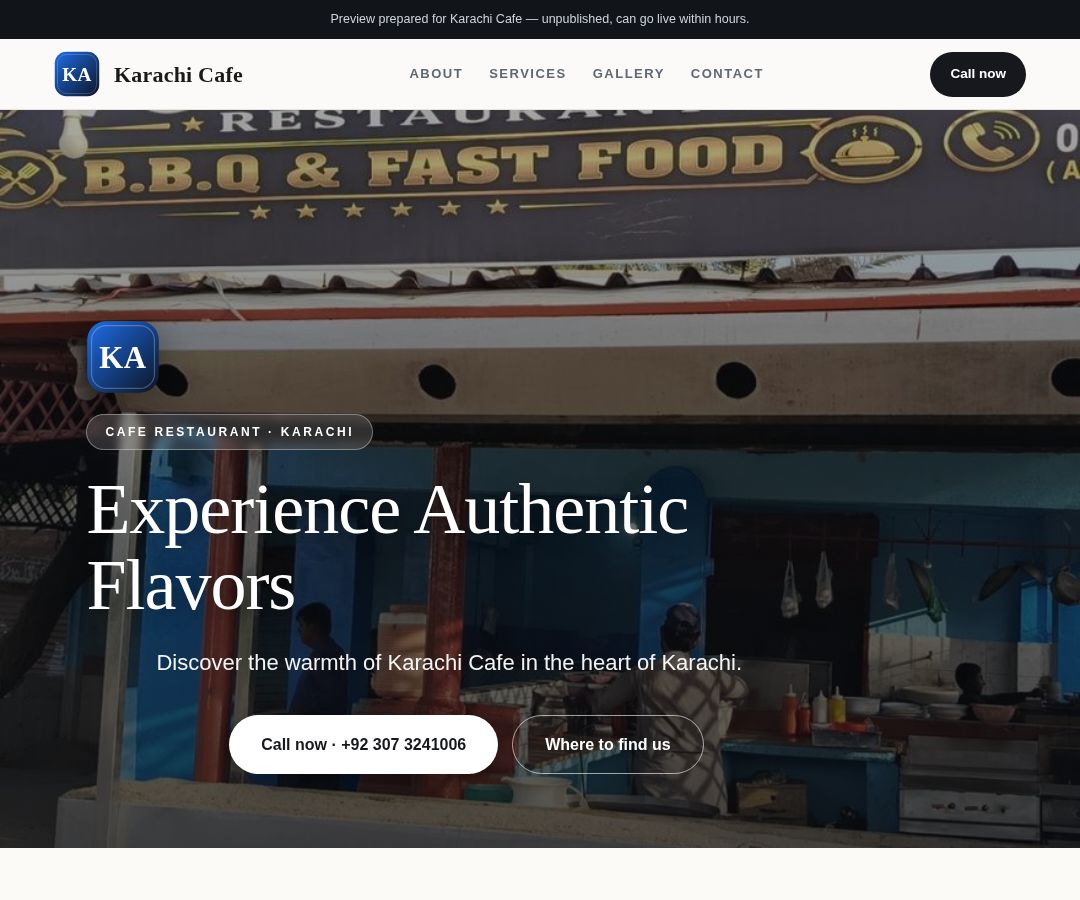 Karachi Cafe