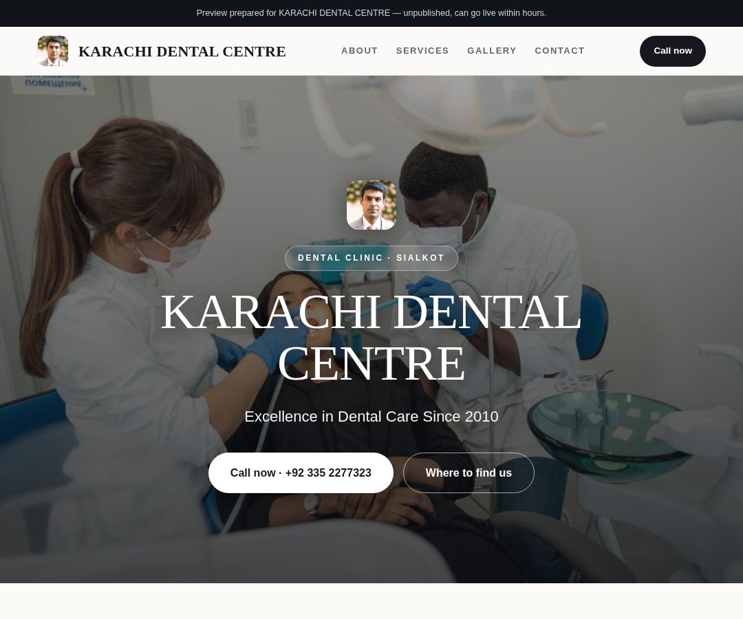 KARACHI DENTAL CENTRE