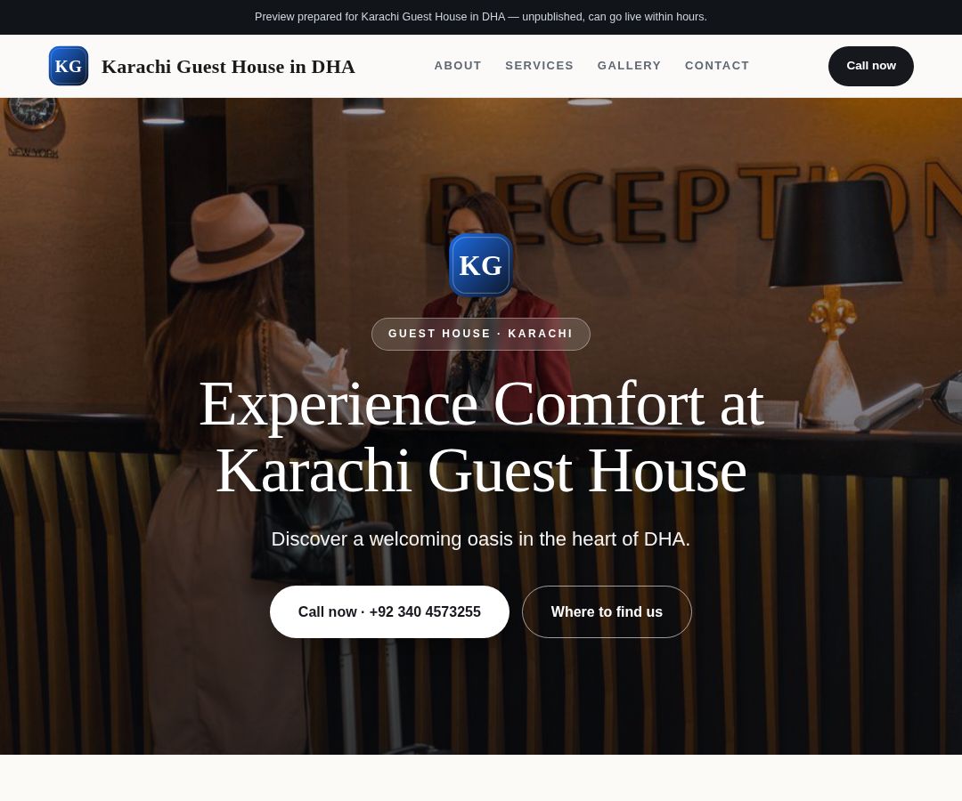 Karachi Guest House in DHA