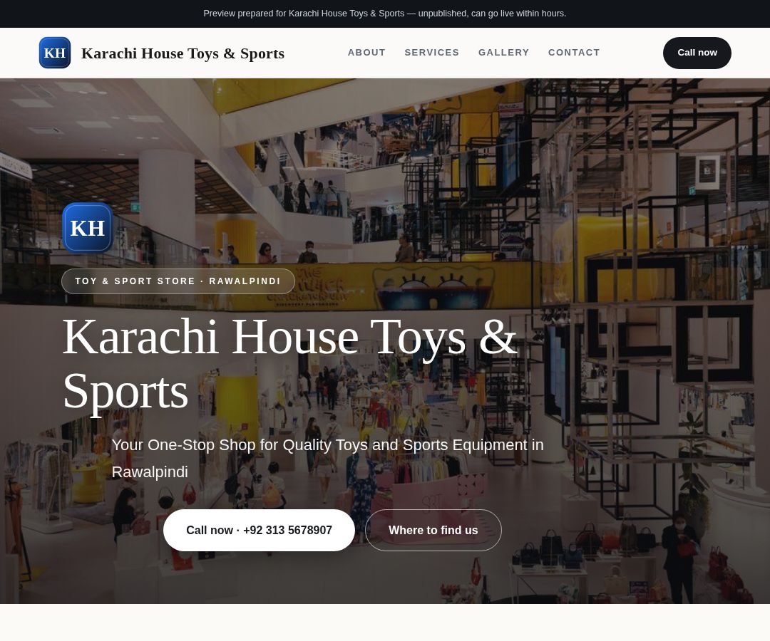 Karachi House Toys & Sports