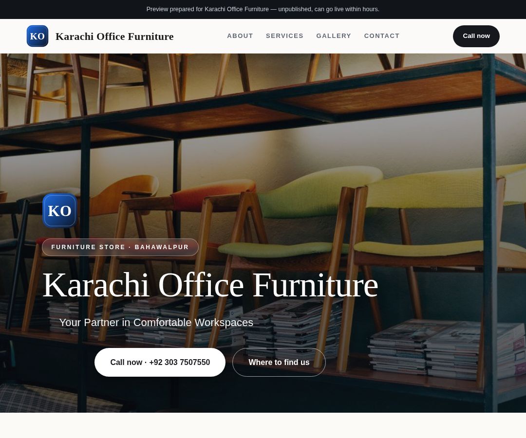 Karachi Office Furniture
