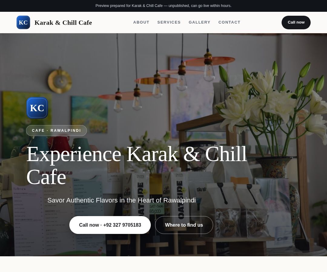 Karak & Chill Cafe