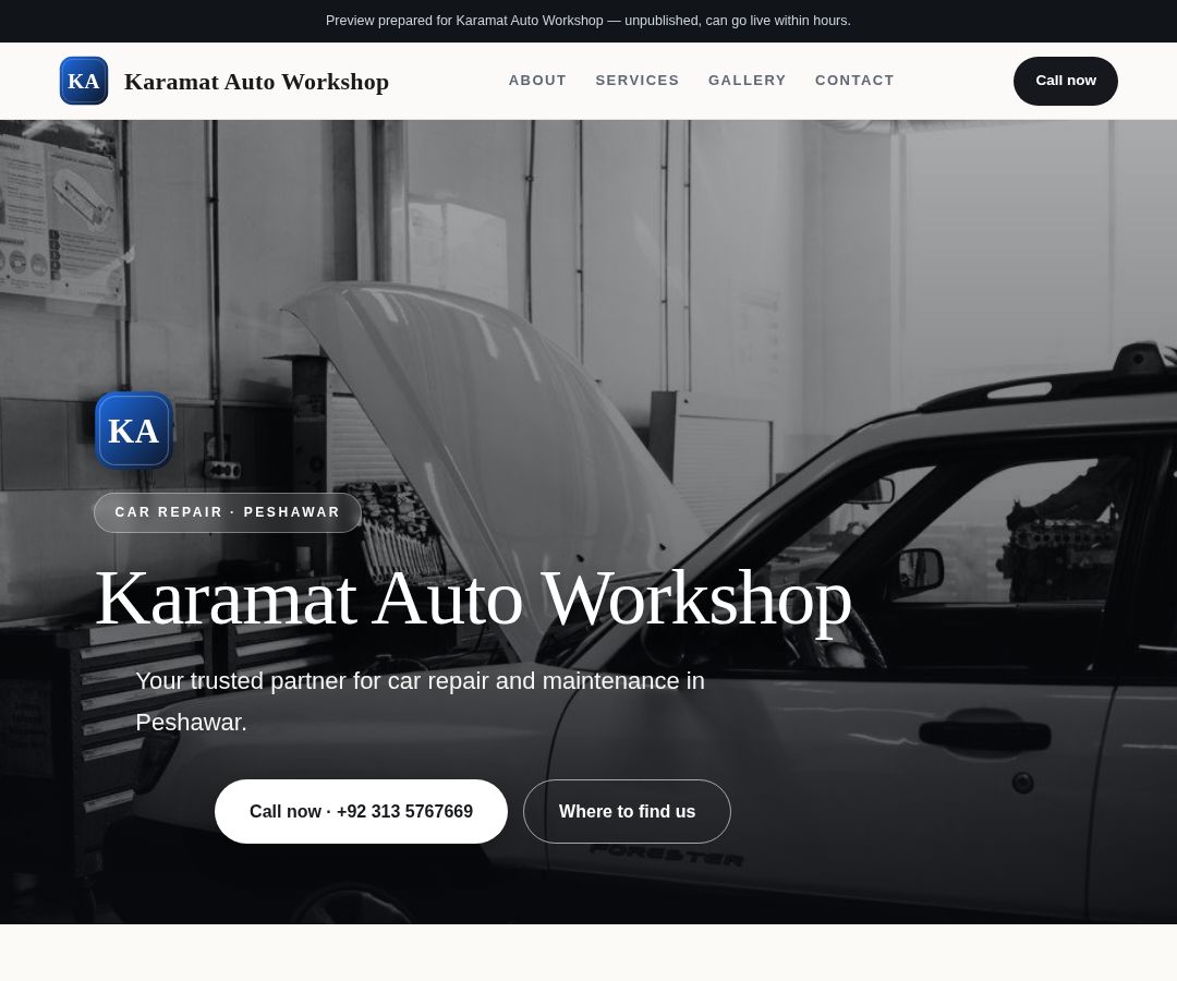 Karamat Auto Workshop