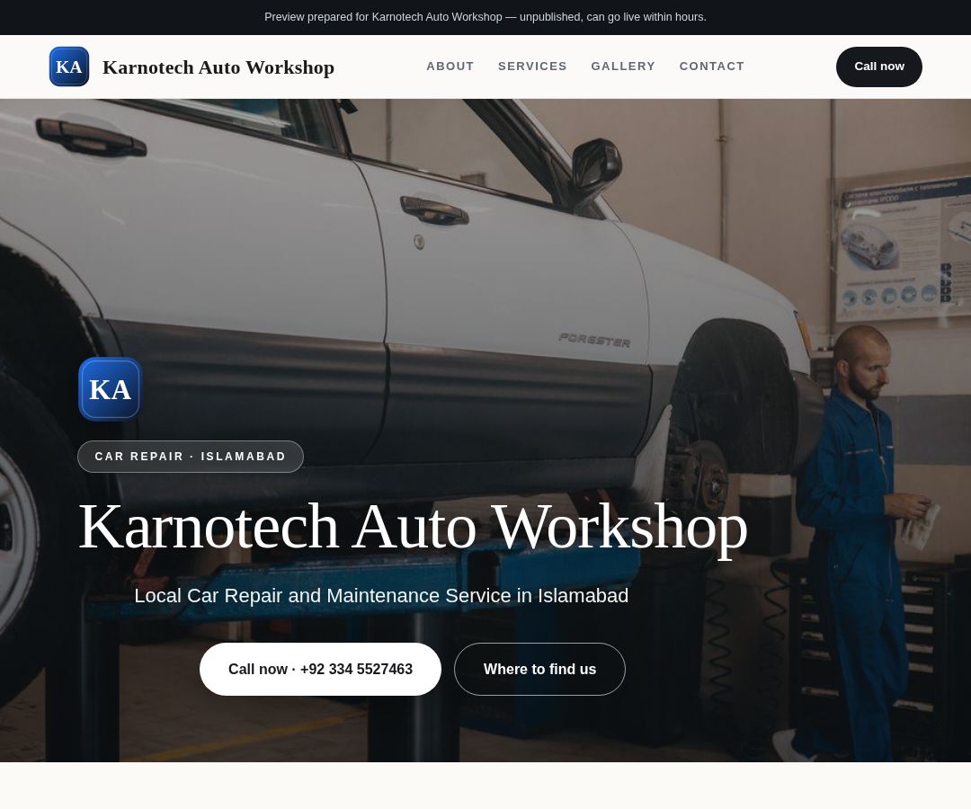 Karnotech Auto Workshop