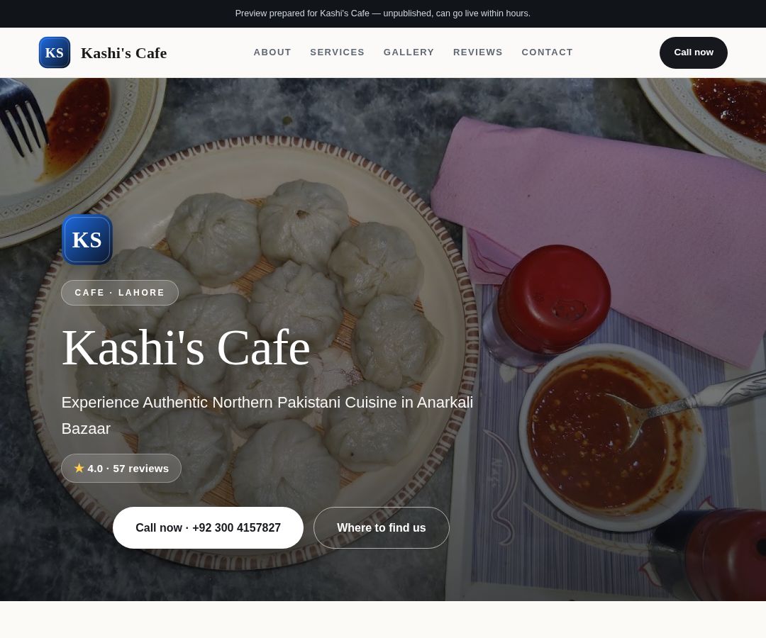 Kashi's Cafe