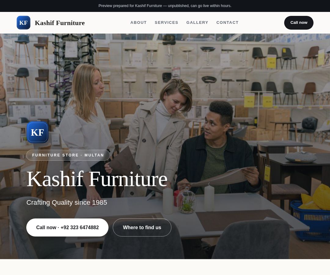 Kashif Furniture