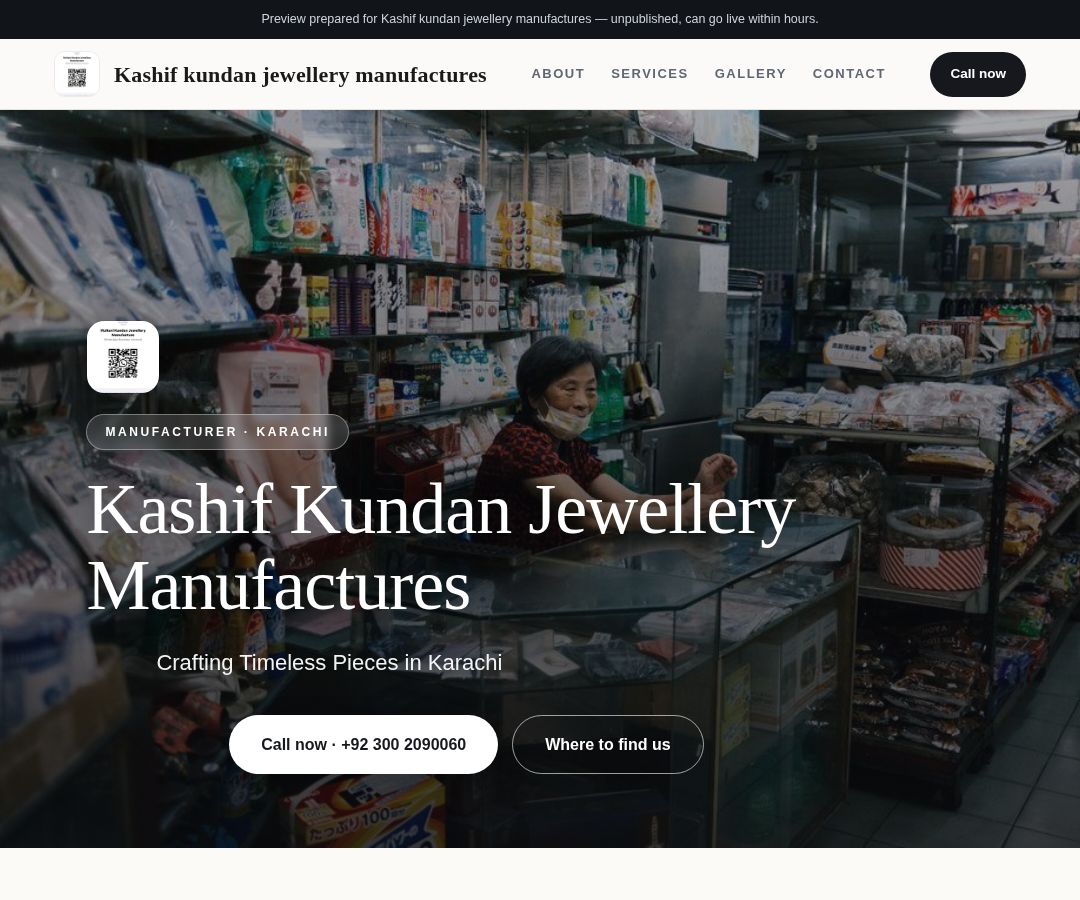 Kashif kundan jewellery manufactures