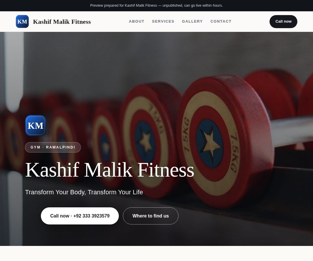 Kashif Malik Fitness