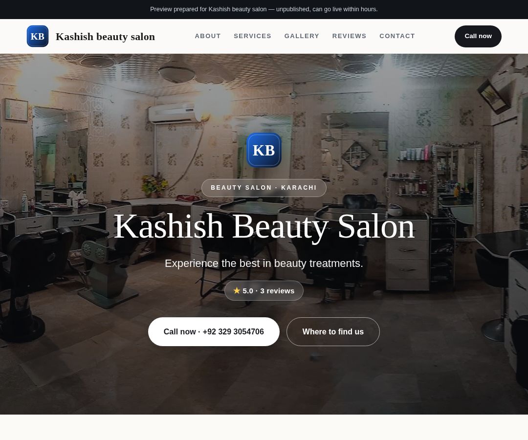 Kashish beauty salon