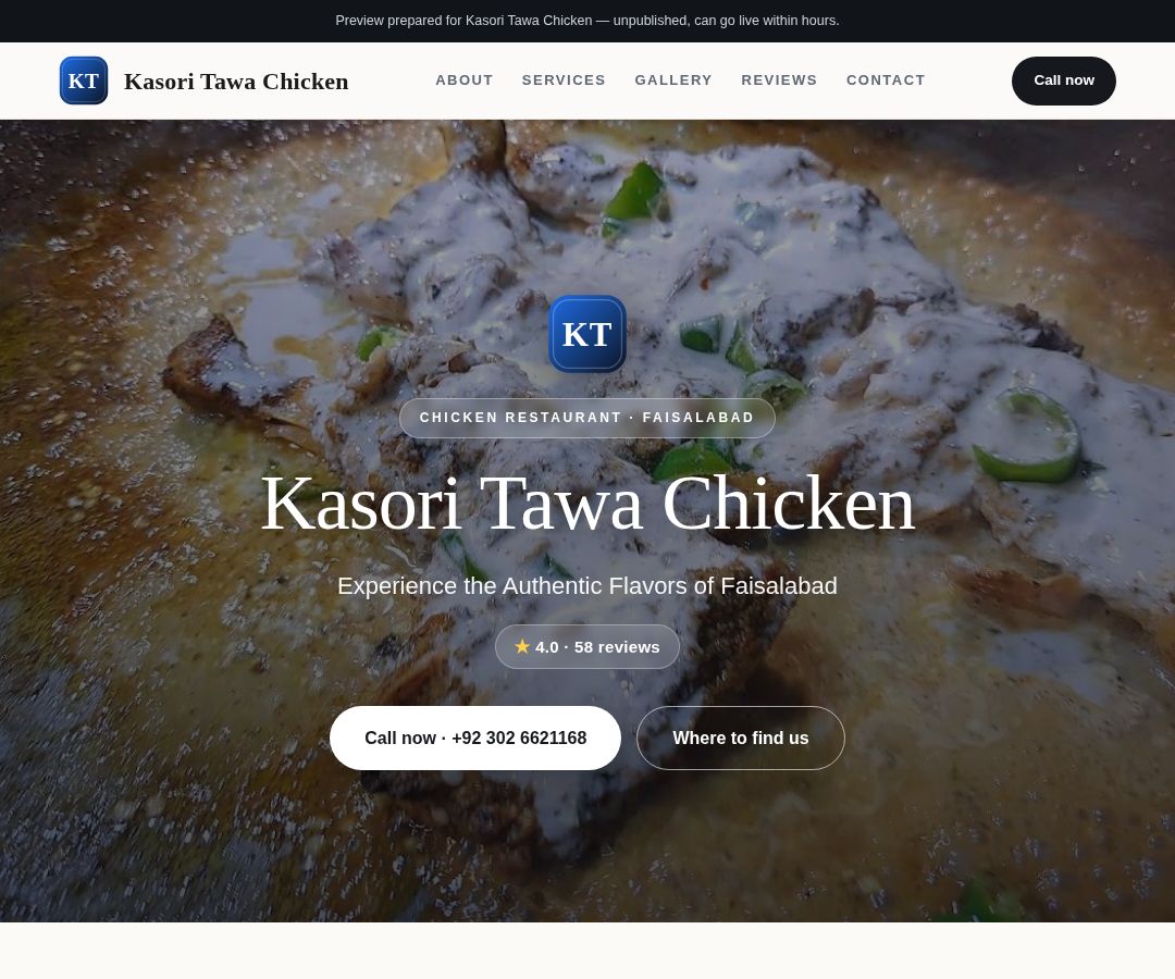 Kasori Tawa Chicken