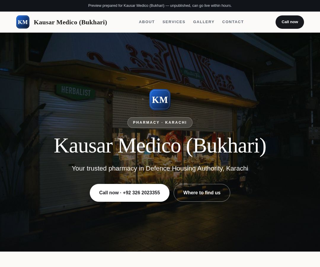 Kausar Medico (Bukhari)