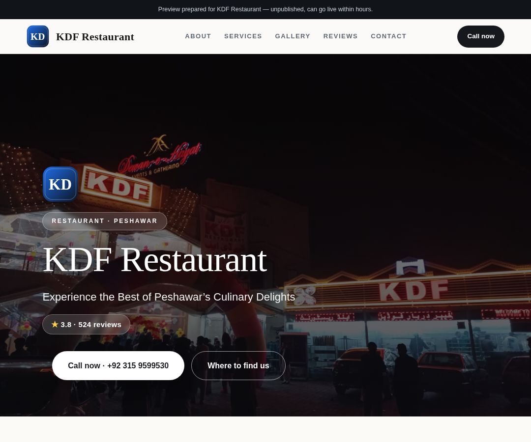KDF Restaurant