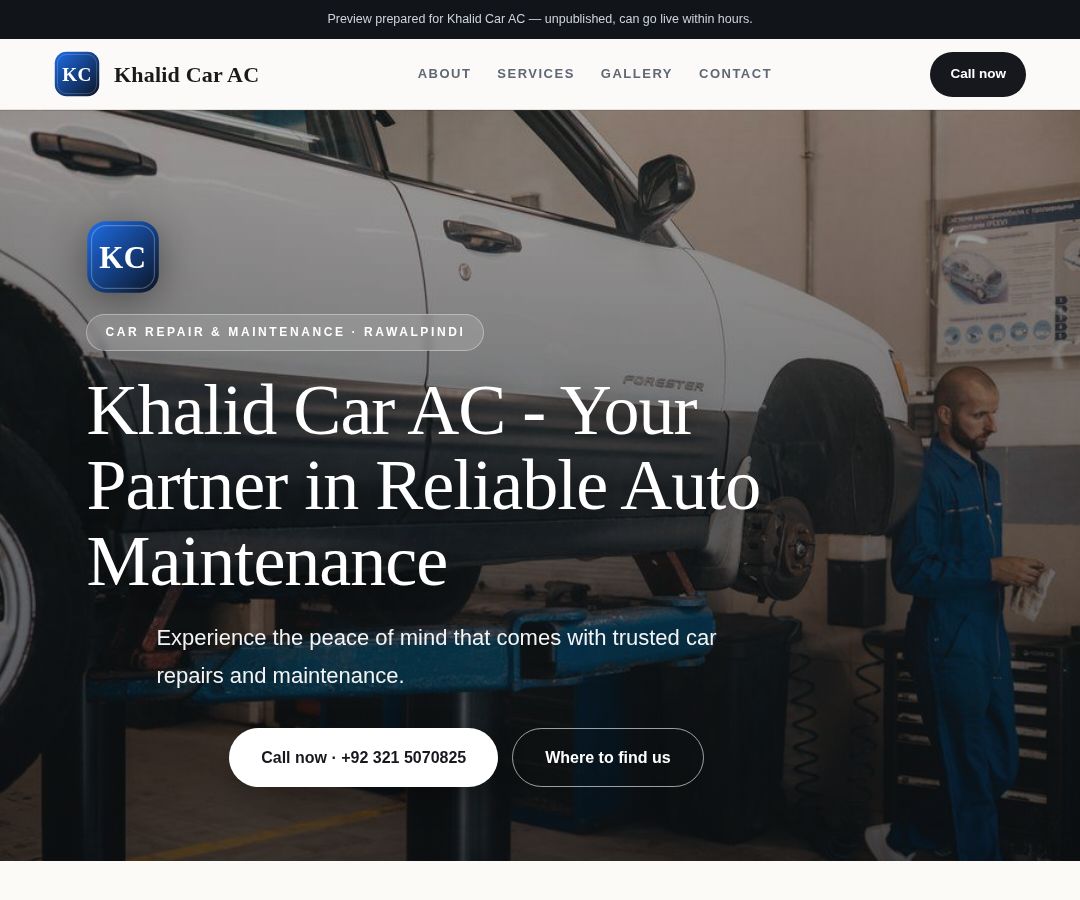 Khalid Car AC