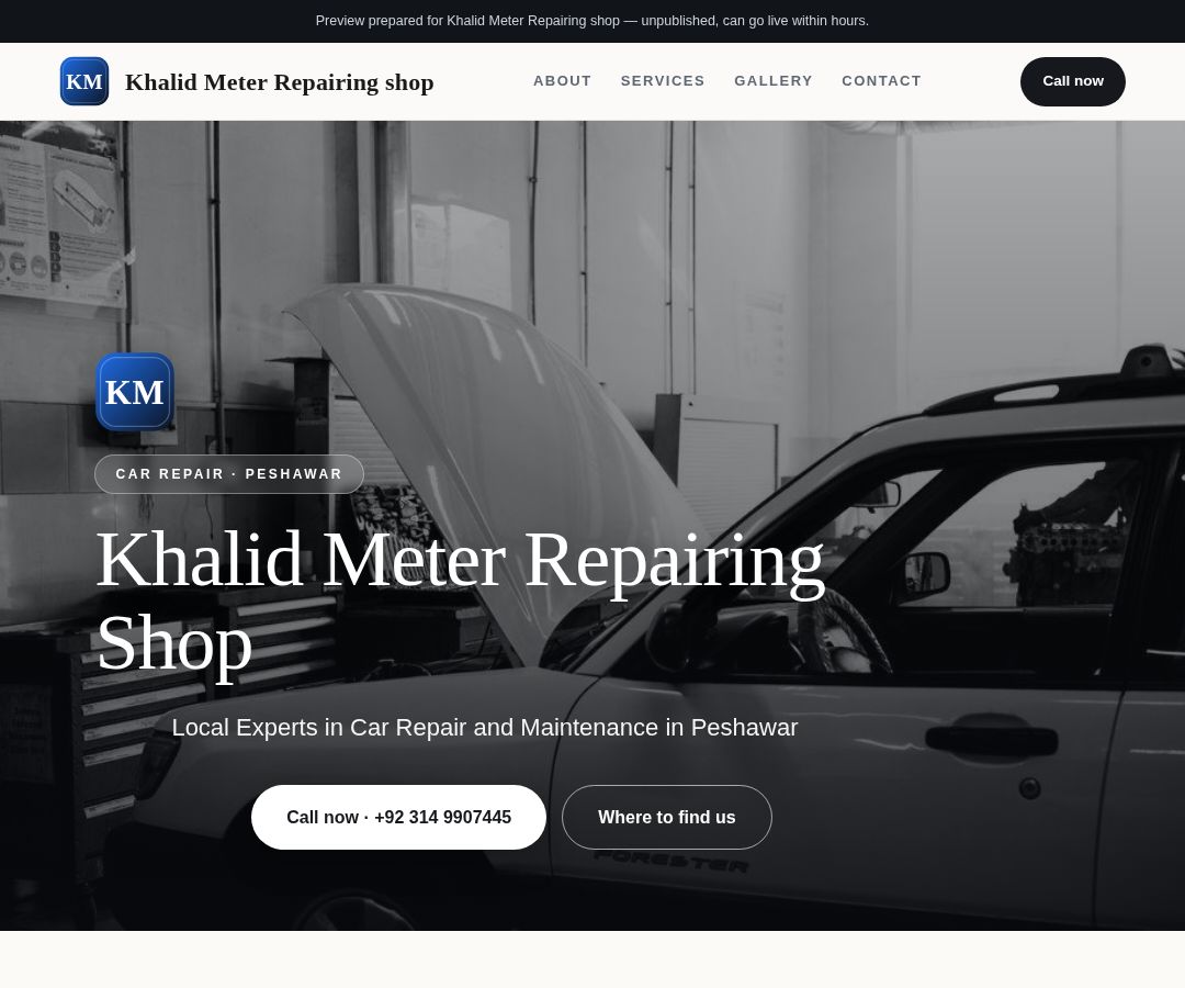 Khalid Meter Repairing shop