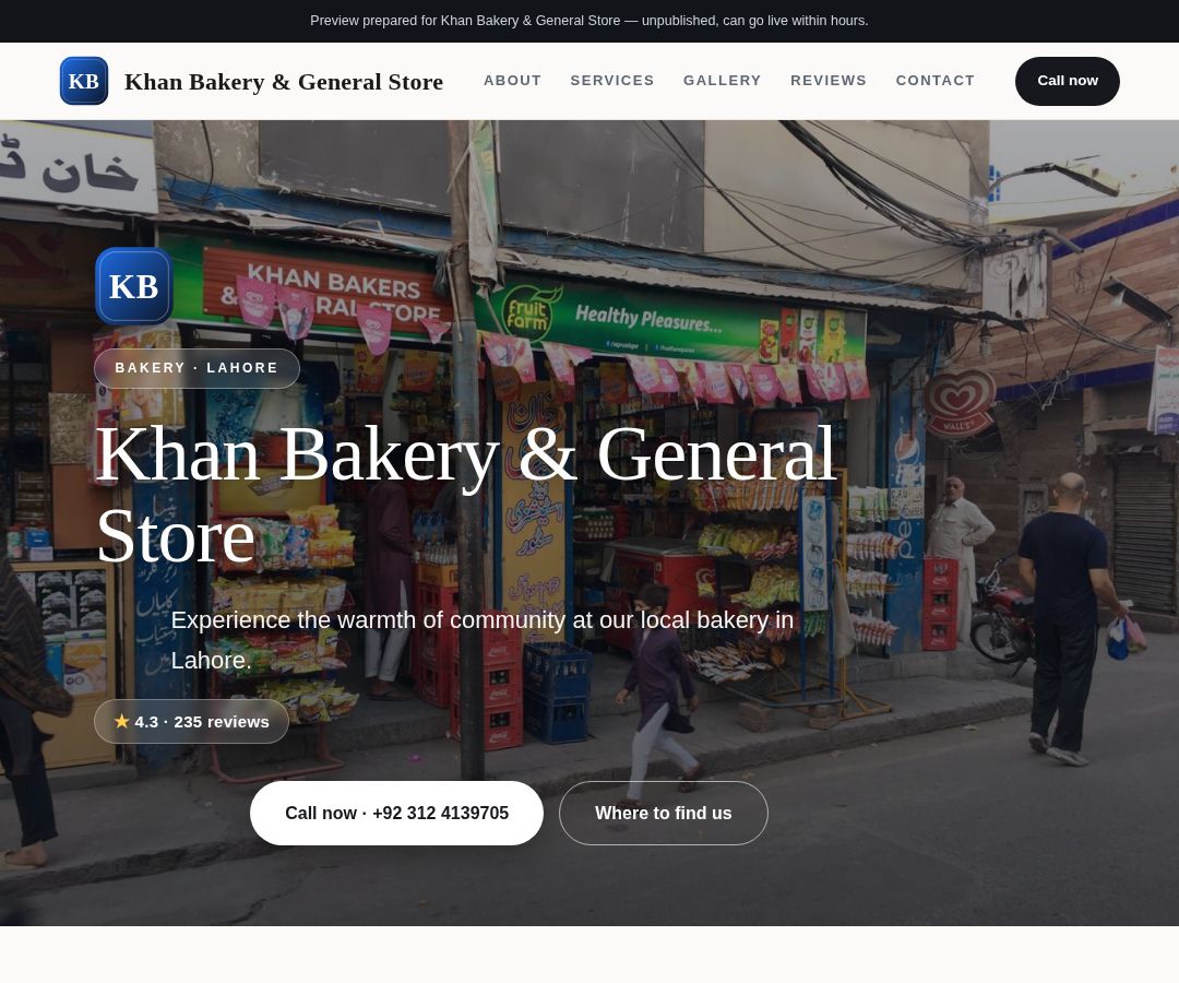 Khan Bakery & General Store