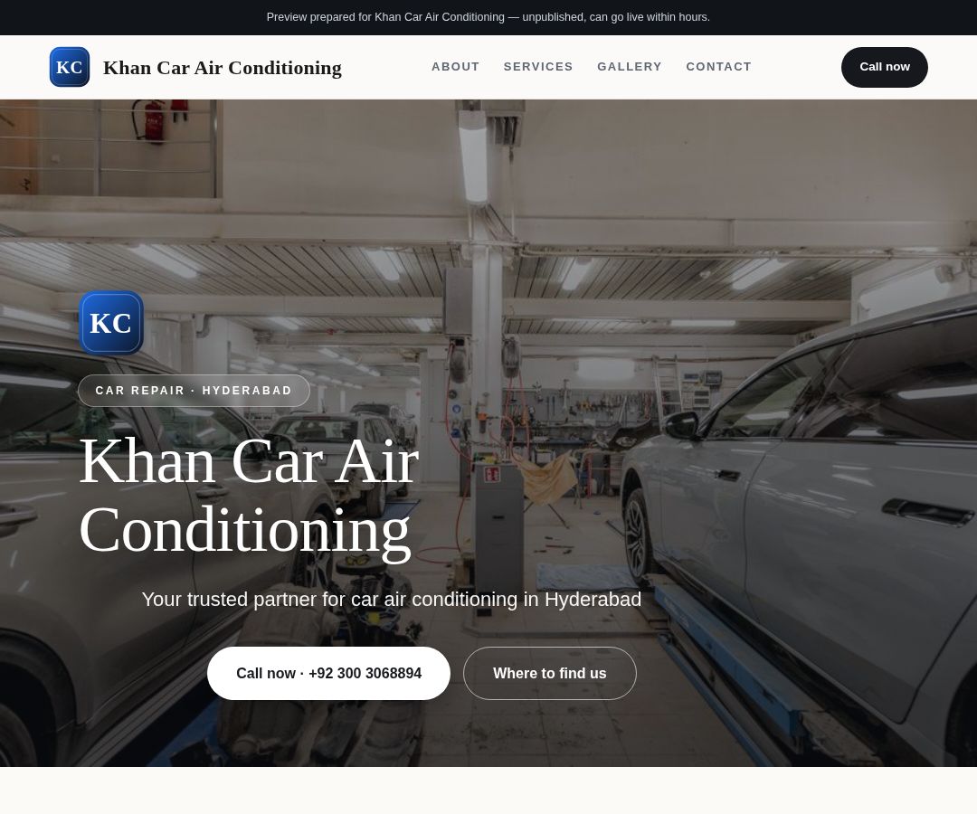 Khan Car Air Conditioning