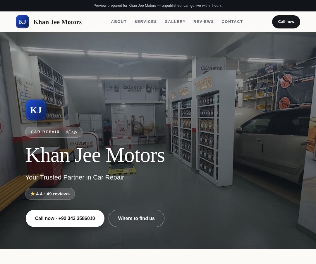 Khan Jee Motors