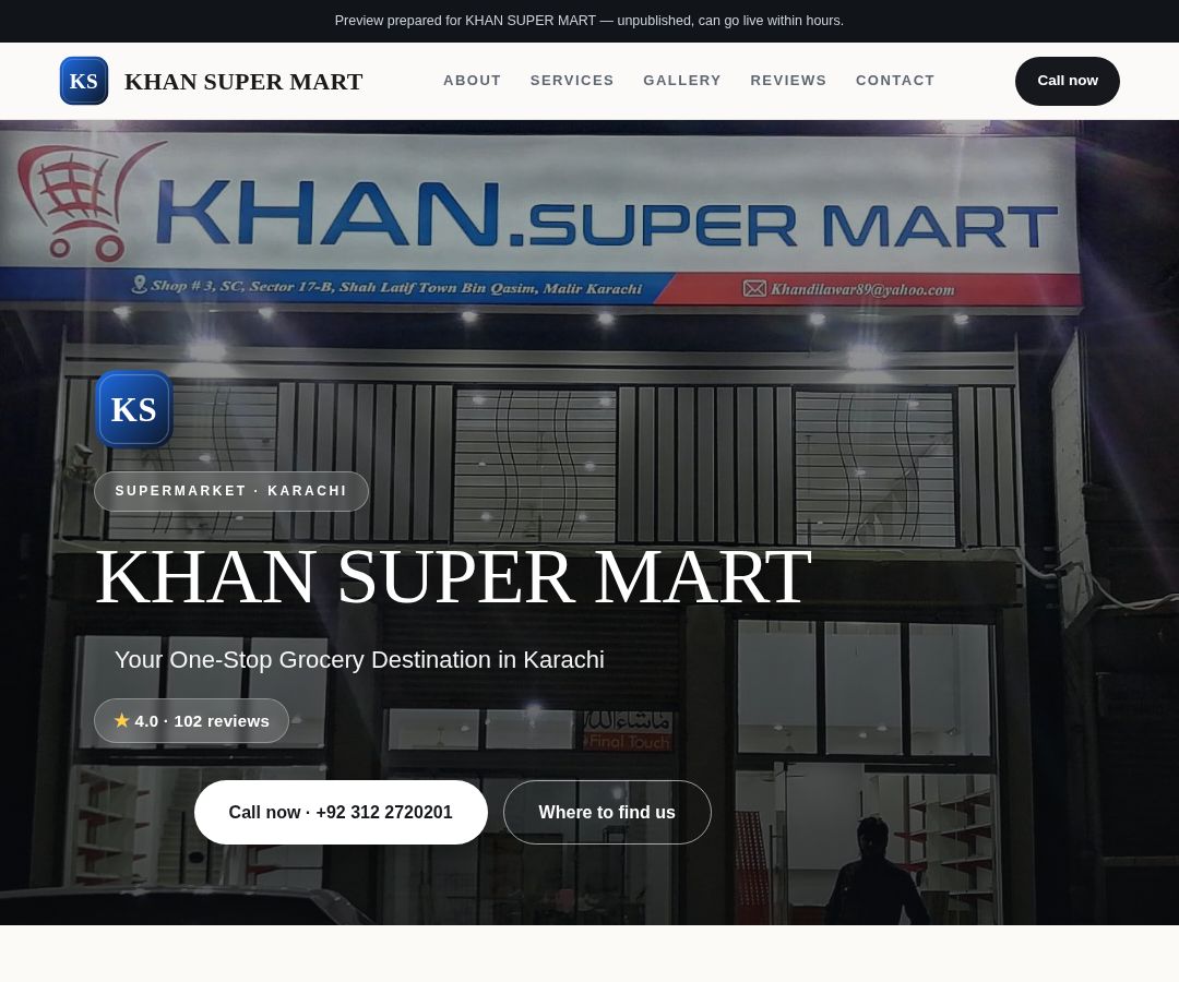 KHAN SUPER MART