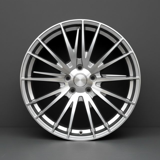 Silver Multi-Spoke alloy rim, 15