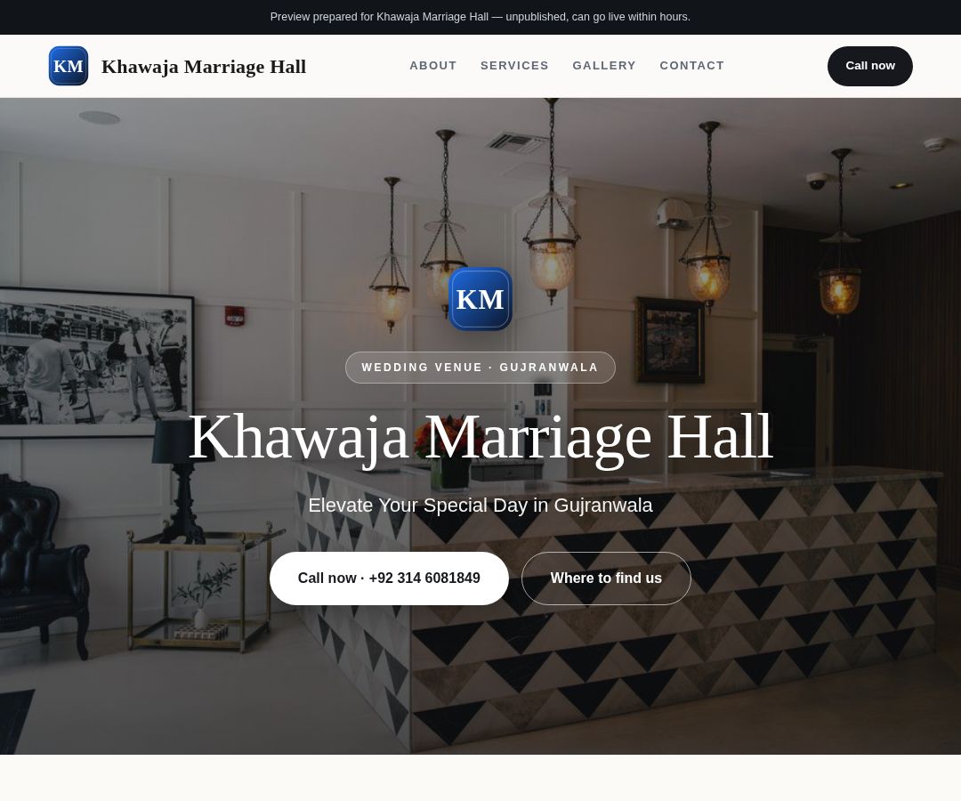 Khawaja Marriage Hall