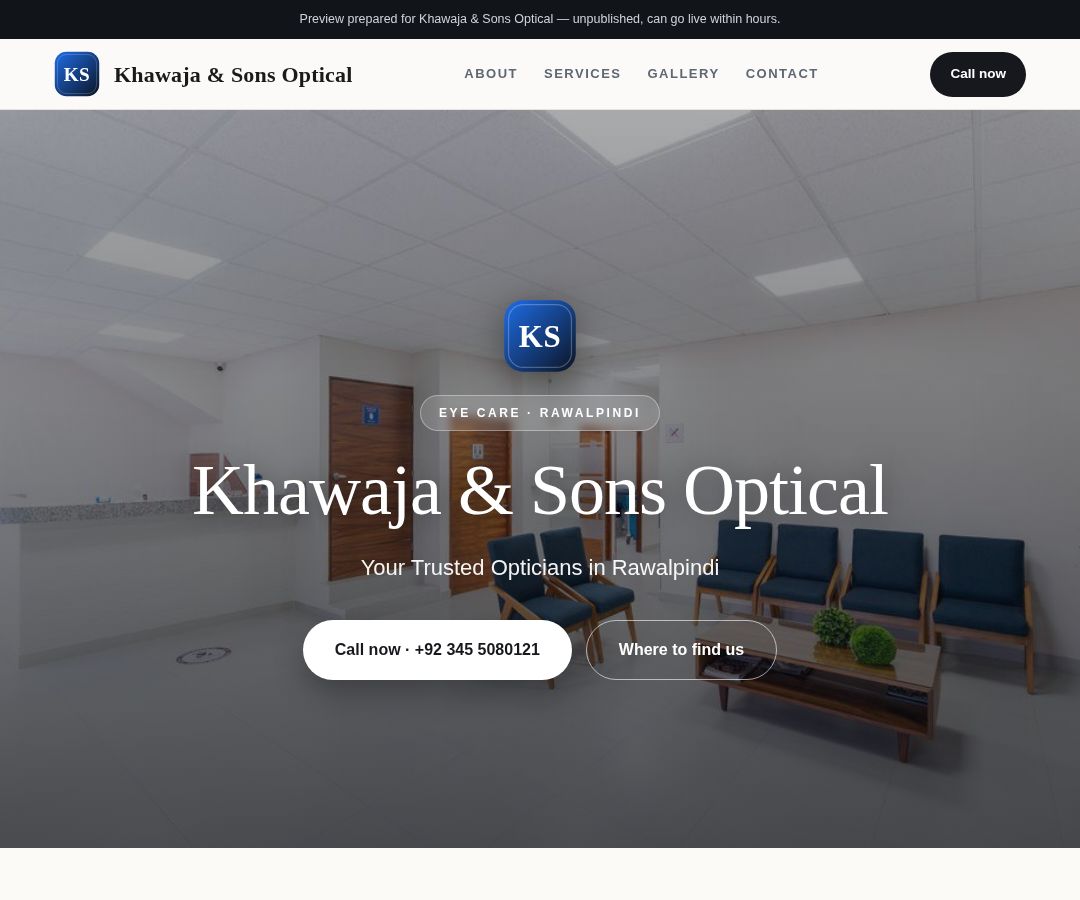 Khawaja & Sons Optical