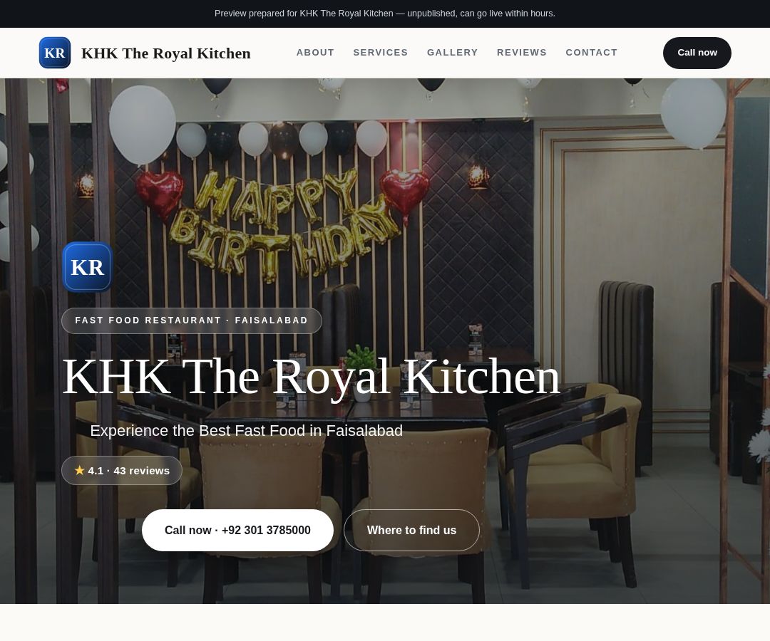 KHK The Royal Kitchen