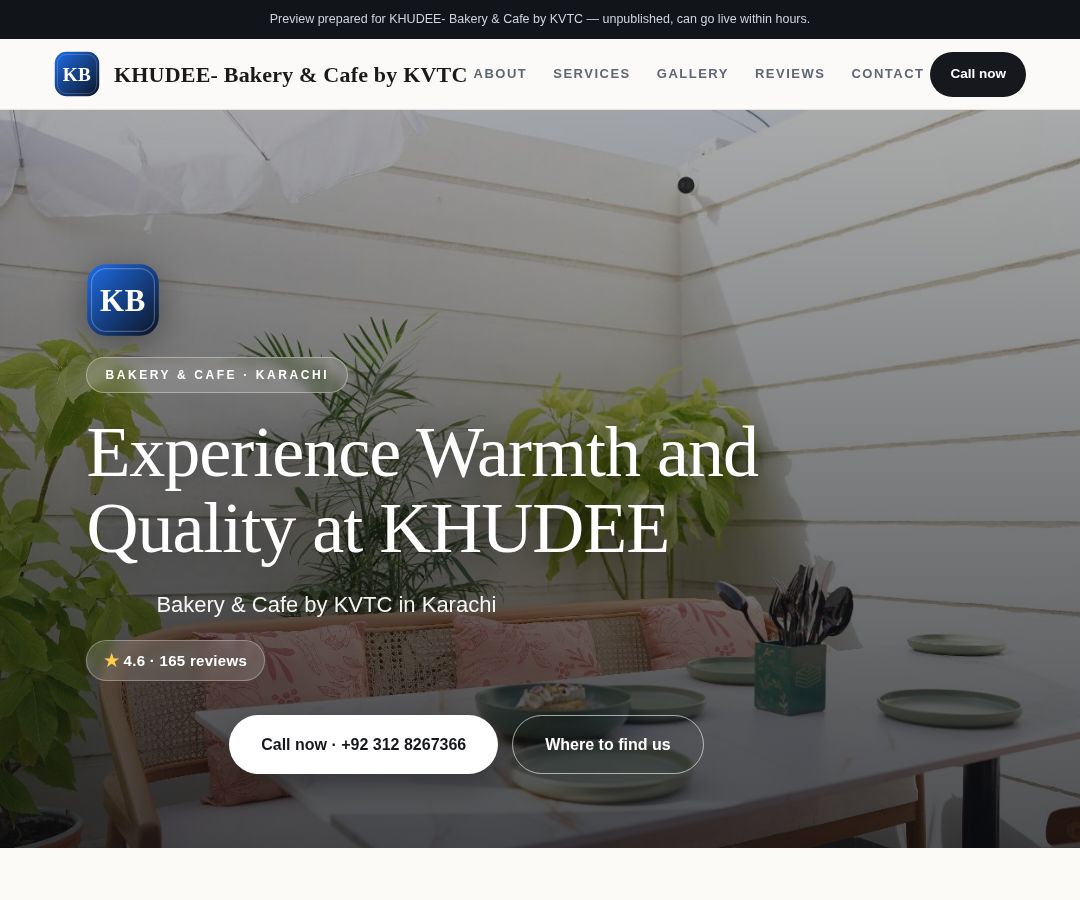 KHUDEE- Bakery & Cafe by KVTC