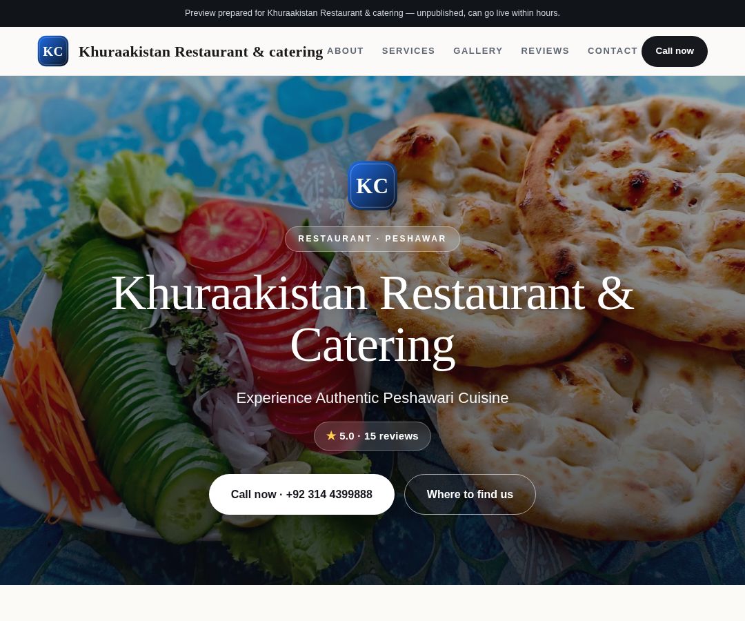 Khuraakistan Restaurant & catering