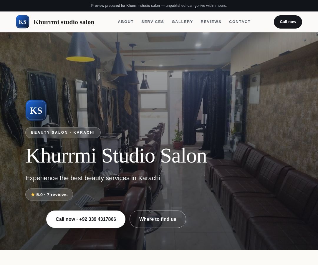 Khurrmi studio salon
