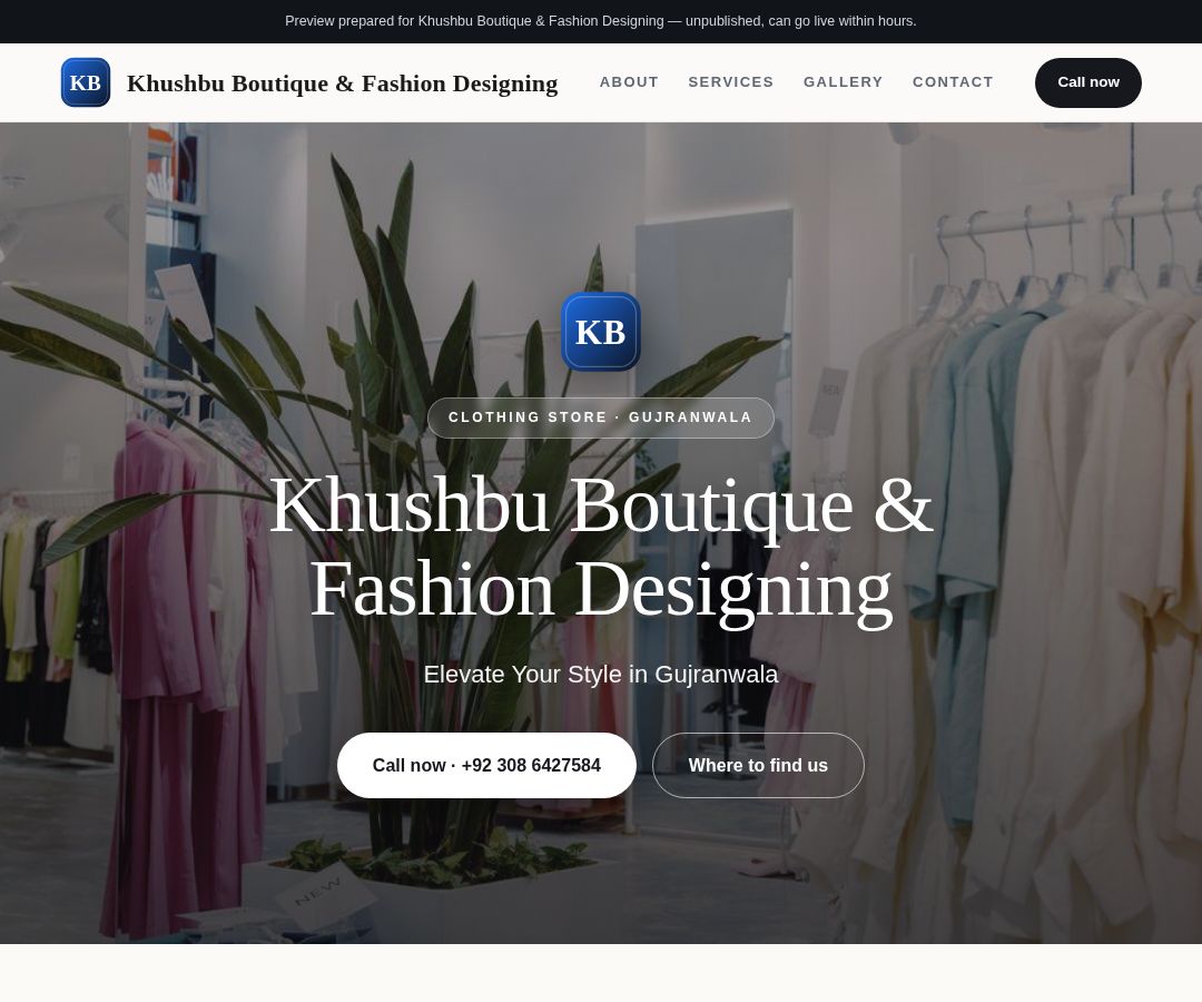 Khushbu Boutique & Fashion Designing