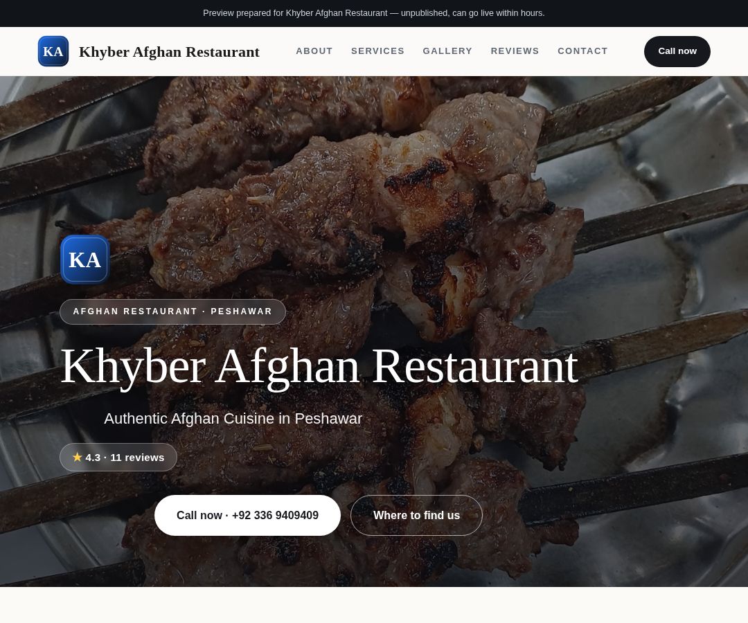 Khyber Afghan Restaurant